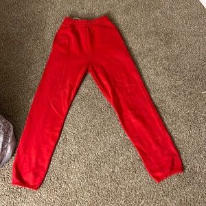 thrifted, red, small
